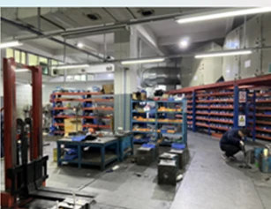 Mold storage and tooling maintenance area at the iFunSmart factory
